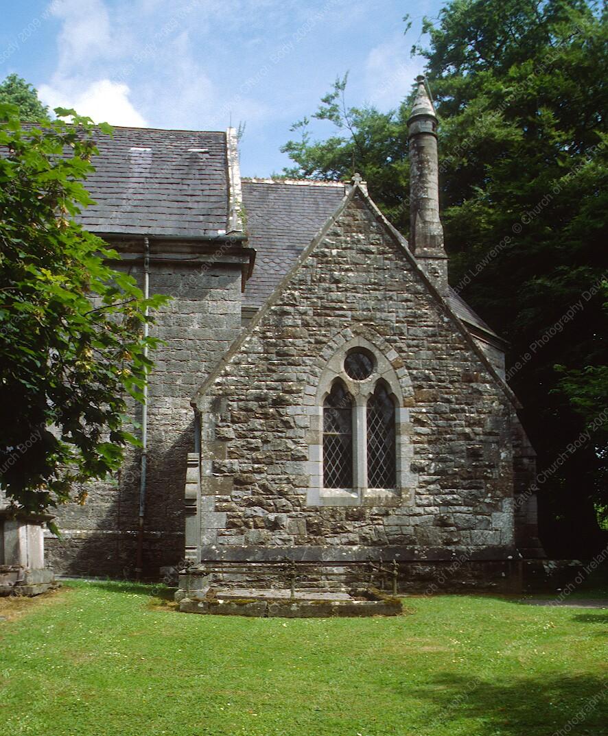C002 - 1874 vestry and chimney from south