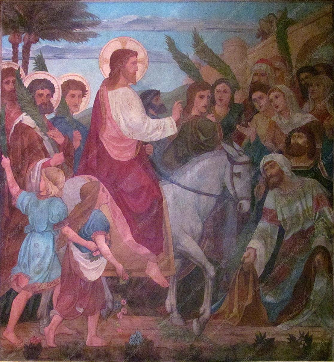C002 - Part of scheme of painted panels in chancel