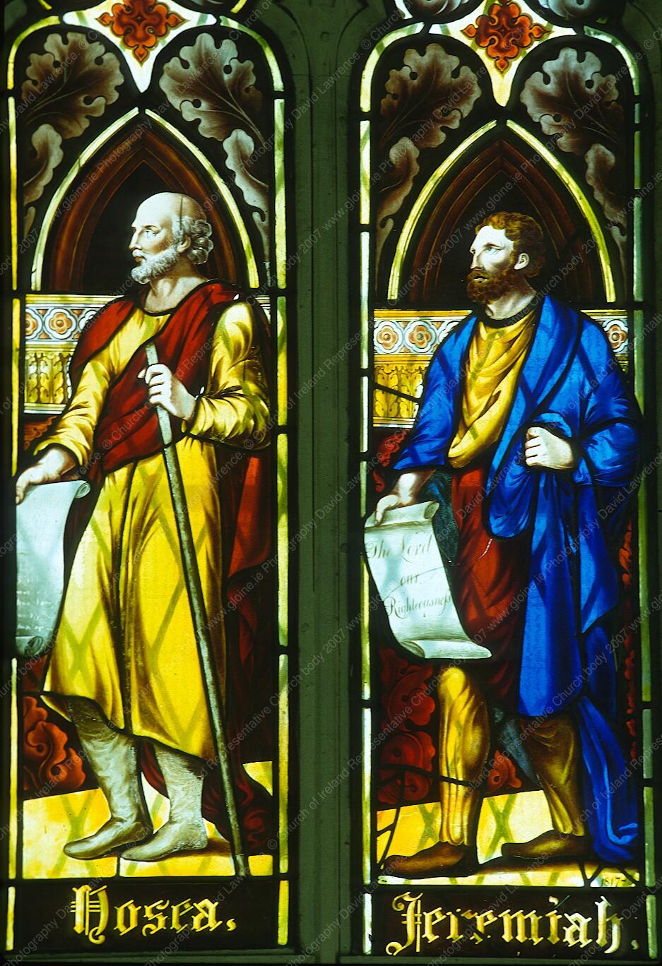 Window W01 Swords, St Columba Gloine Stained glass in the