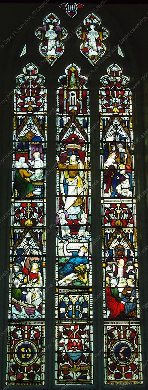 Window W01 Swords, St Columba Gloine Stained glass in the