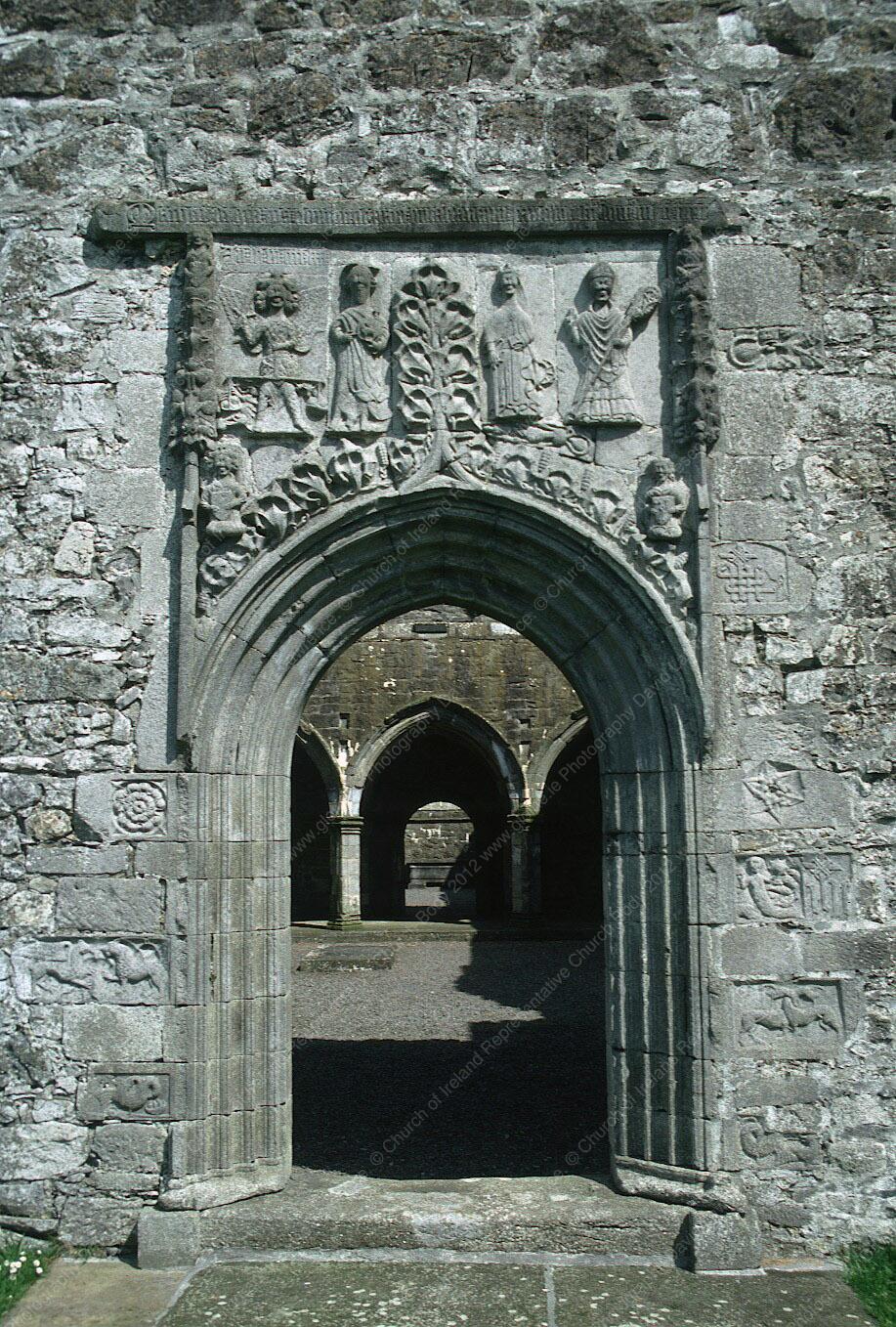 C002 - Clontuskert Abbey west door