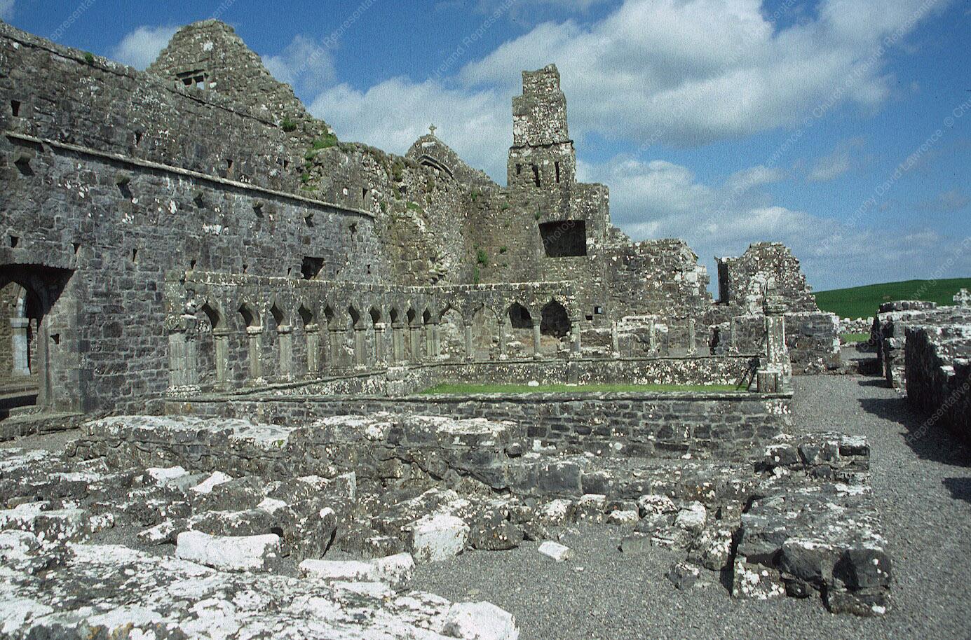 C003 - Clontuskert Abbey cloisters