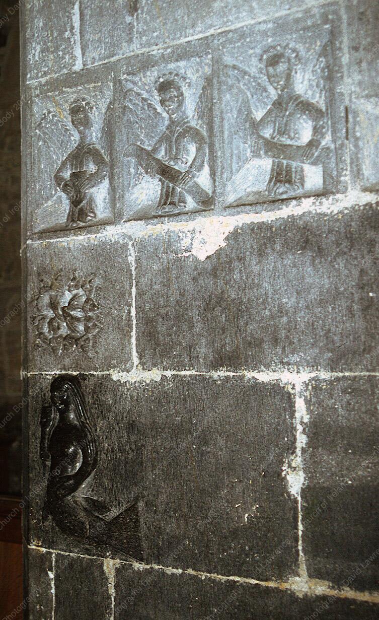 C004 - Carvings on chancel arch